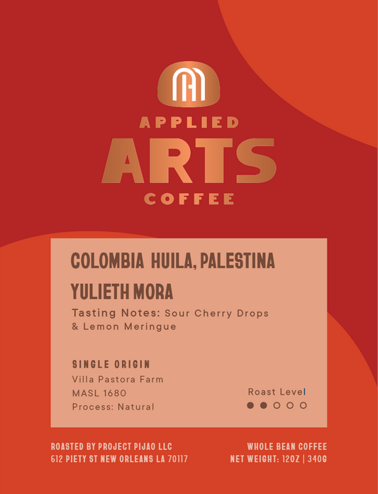 Colombia Huila, Palestina Villa Pastora Farm (Medium-Light Roast) LIMITED RELEASE!