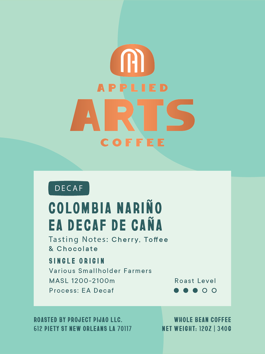 Colombia Nariño EA Decaf de Caña (Medium Roast)