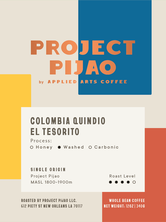 Colombia Quindio Project Pijao Washed (Medium-Dark Roast)